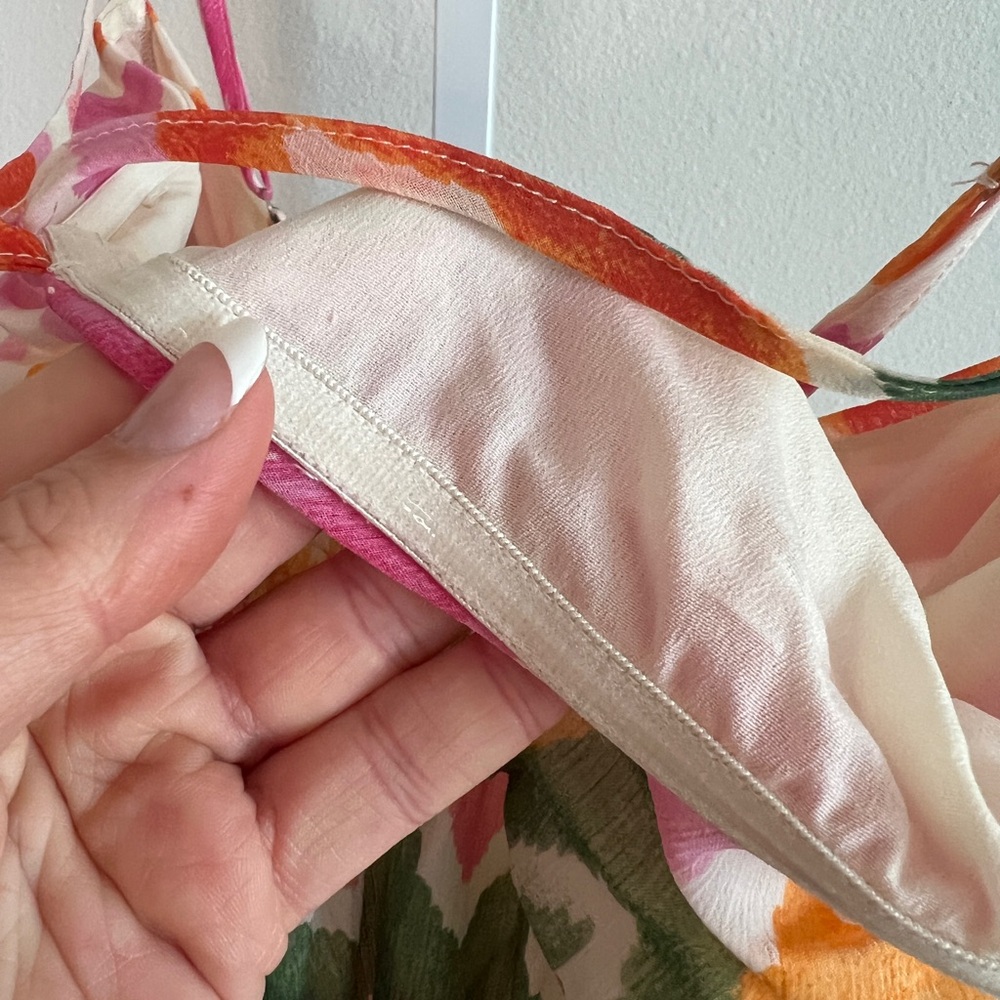 Dress Forum Pink and Orange Halter Maxi Sundress - Picture 7 of 9